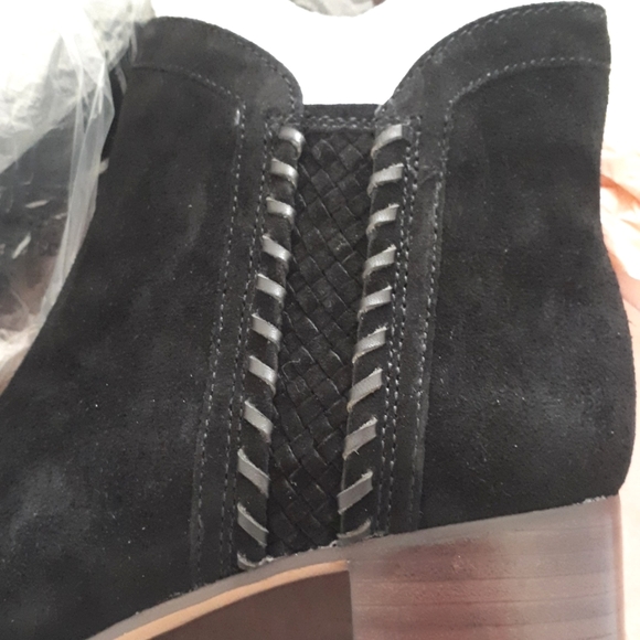 Franco Sarto Black Suede Bootie - Picture 8 of 11